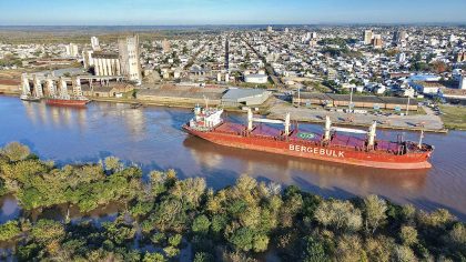 Argentina: Puerto de Concepción del Uruguay inicia exportaciones de madera rumbo a Argelia