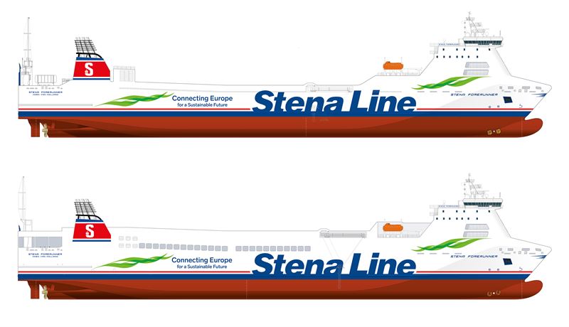 Stena Line aumenta 30% la capacidad de carga en buques Foreteller y Forerunner