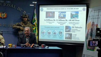 Bolivia: Incautaciones de contrabando alcanzan USD 1 millón hasta abril de 2024
