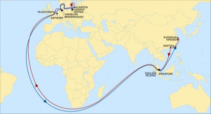 MSC sigue bordeando África y añade al Puerto de Hamburgo en su servicio Swan