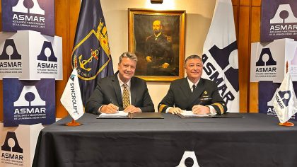 Asmar y Syncrolift AS firman contrato para modernizar astillero en Talcahuano