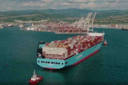 Eslovenia: Buque ecológico Astrid Maersk llega a Puerto de Koper