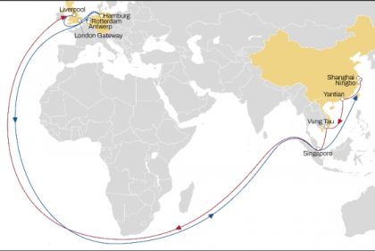 MSC lanza nuevo servicio Britannia para conectar Asia con el norte de Europa