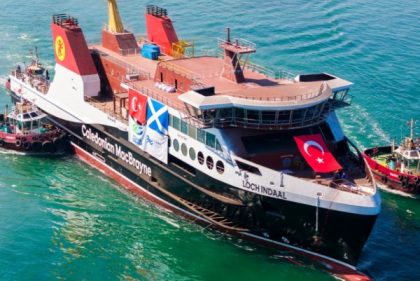 Cemre Shipyards lanza al mar ferry de CMAL Loch Indaal