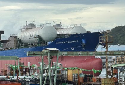 Buque cisterna de FairField Chemical Carrier completa primer abastecimiento de GNL en Singapur