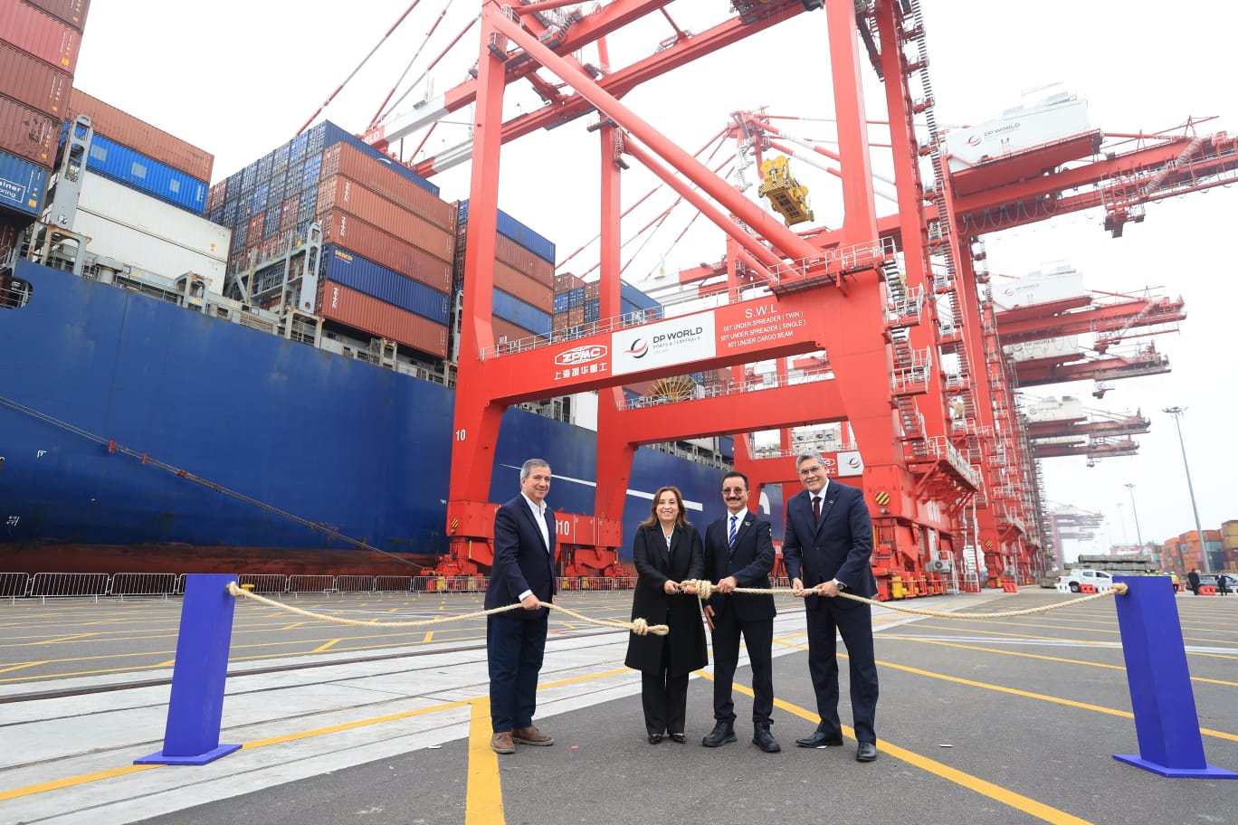 Perú: DP World inaugura Muelle Bicentenario de Puerto del Callao