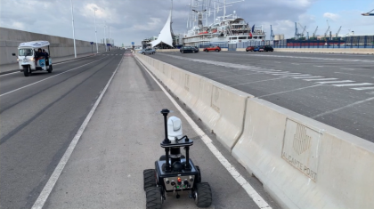 Proyecto contempla implementar robot autónomo para incrementar seguridad y vigilancia en puertos