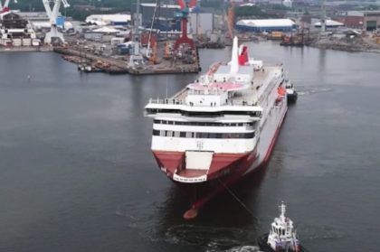 Spirit of Tasmania IV completa pruebas de mar en Finlandia