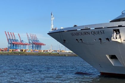 Cruise Gate Hamburg recibe por primera vez buque Seabourn Quest