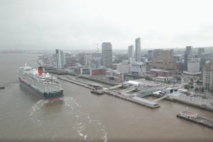 Puerto de Liverpool recibe nuevo buque de Cunard para bautizo