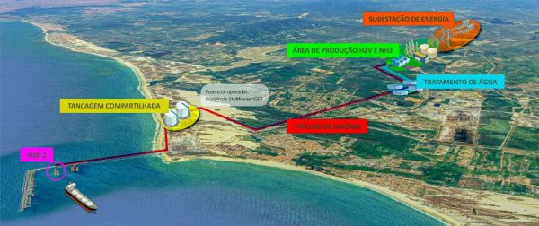 Brasil: Pecém Complex selecciona Stolthaven Terminals como operador de amoníaco ecológico H2V Hub