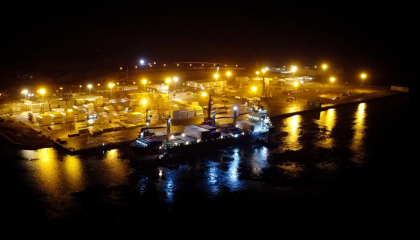 Desembarcan primeros contenedores vacíos de nuevo servicio de CMA CGM implementado en Puerto de Paracas