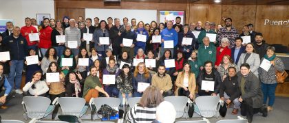 Benefician a 43 organizaciones comunitarias con fondos concursables de Puerto Valparaíso