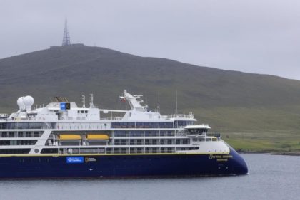 Puerto de Lerwick recibe primera recalada de National Geograophic Endurance