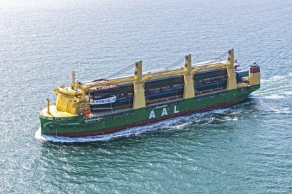 Primer buque de clase Super B de AAL Shipping completa viaje inaugural con récord de carga