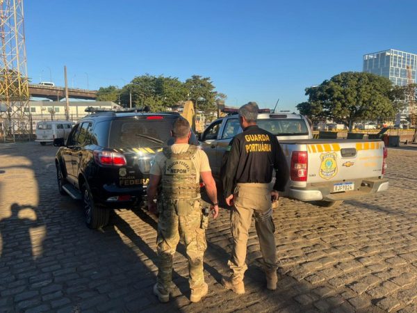 Guarda Portuária e Polícia Federal conjugam esforços na captura de foragido no Porto do Rio de Janeiro