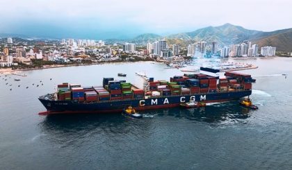 Colombia: Puerto de Santa Marta recibe al mayor portacontenedores de su historia