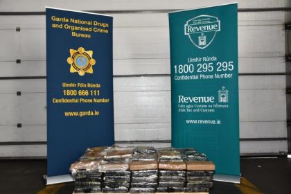 Irlanda: Incautan cargamento de cocaína avaluada en USD 11,5 millones en Puerto de Dublín