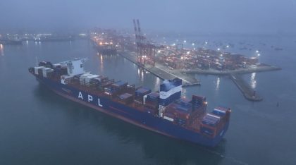 DP World Callao recibe al buque de mayor envergadura en llegar a un puerto de Perú