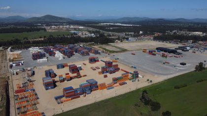 Realizan ceremonia de inauguración de terminal extraportuario vinculado a DP World y CMA CGM en San Antonio