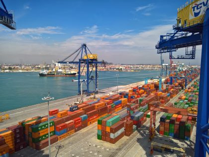 Valencia Containerised Freight Index crece +7,2% en agosto