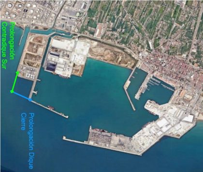 España: Cinco empresas optan a asistencia técnica para redacción en proyecto de ampliación de dársena sur en Puerto de Castellón