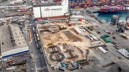 Perú: Etapa 3A de la Terminal Norte Multipropósito del Puerto del Callao alcanza 33% de avance