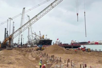 Benín: Transporte visita obras de ampliación de Puerto Autónomo de Cotonou