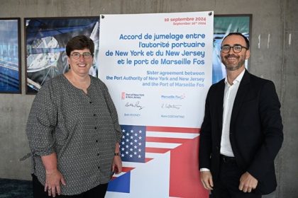 Port de Marseille Fos y Autoridad Portuaria de Nueva York-Nueva Jersey firman acuerdo en Francia