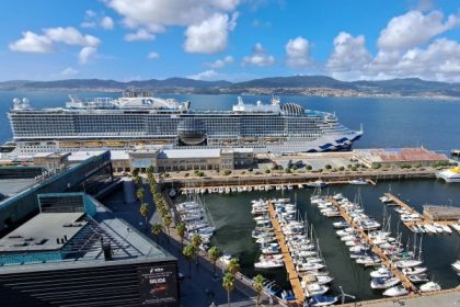 Puerto de Vigo recibe recalada inaugural del Sun Princess