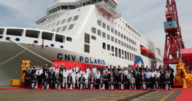 Guangzhou Shipyard International entrega el primero de cuatro transbordadores Ro-Pax a MSC