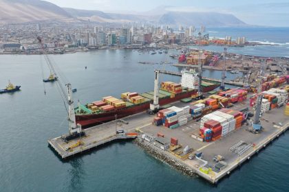 Portacontenedores de MSC arriba por primera vez a Iquique Terminal Internacional