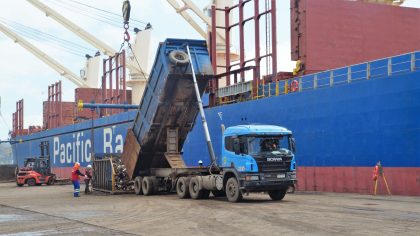 Talcahuano Terminal Portuario embarca 15 mil toneladas de chatarra ferrosa