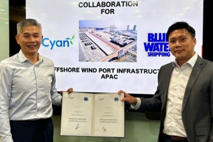 Cyan Renewables firma MoU con Blue Water Shipping