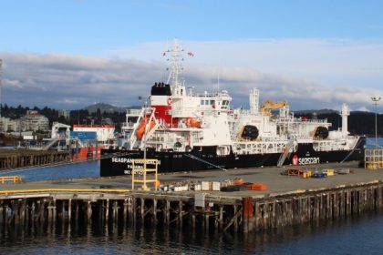 Canadá: Seaspan Garibaldi arriba a Puerto de Nanaimo para abastecer GNL de barco a barco