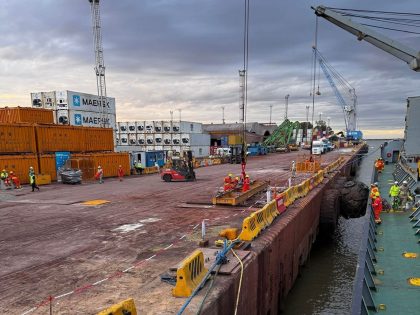 Argentina: Sector siderúrgico del Puerto de Rosario vuelve a operar con nuevas medidas de seguridad