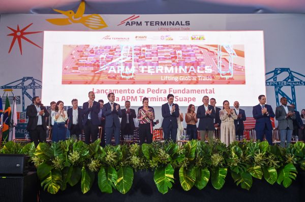 APM Terminals Suape lança pedra fundamental de investimento de R$ 1.6 bilhões em Pernambuco