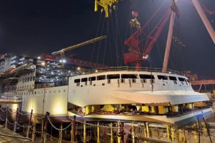 CSSC finaliza segunda etapa de construcción de crucero chino