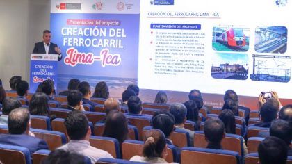 Perú: Presentan proyecto de Ferrocarril Lima - Ica