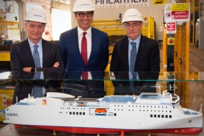 Fincantieri corta acero de nuevo ferry para la Región de Sicilia