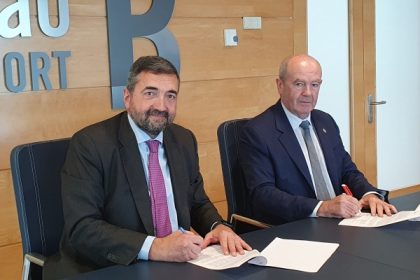 Diputación y Autoridad Portuaria de Bilbao acuerdan aprovechar desechos de ampliación del Puerto