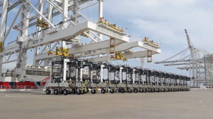 APM Terminals pide nuevas straddle carriers híbridas a Kalmar para su instalación portuaria de Tánger