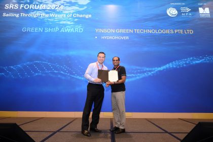 Buque de carga eléctrico de Yinson GreenTech gana premio Green Ship