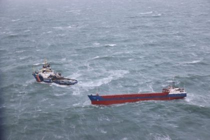 Logran recuperar buque a la deriva en Mar del Norte y llevarlo a Puerto de Rotterdam