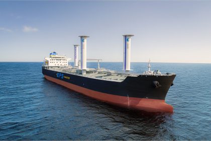 Eastern Pacific Shipping instala velas de succión de bound4blue en una de sus nuevas naves