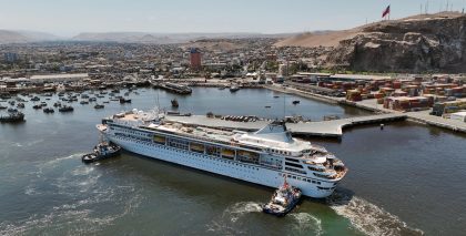 Crucero residencial pernoctará en el Puerto de Arica