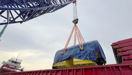 Fesco descarga 1.240 toneladas de equipos para central nuclear de Turquía