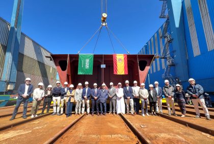 Freire Shipyard coloca quilla de nave científica de la King Abdullah University of Science and Technology