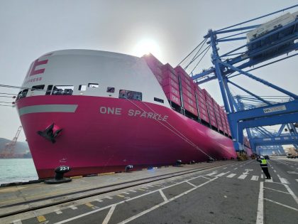 Nuevo buque de ONE ya navega aguas de América Latina tras completar primer viaje transpacífico