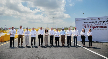 México: Inauguran nuevo puente vial que impulsará la logística en Altamira